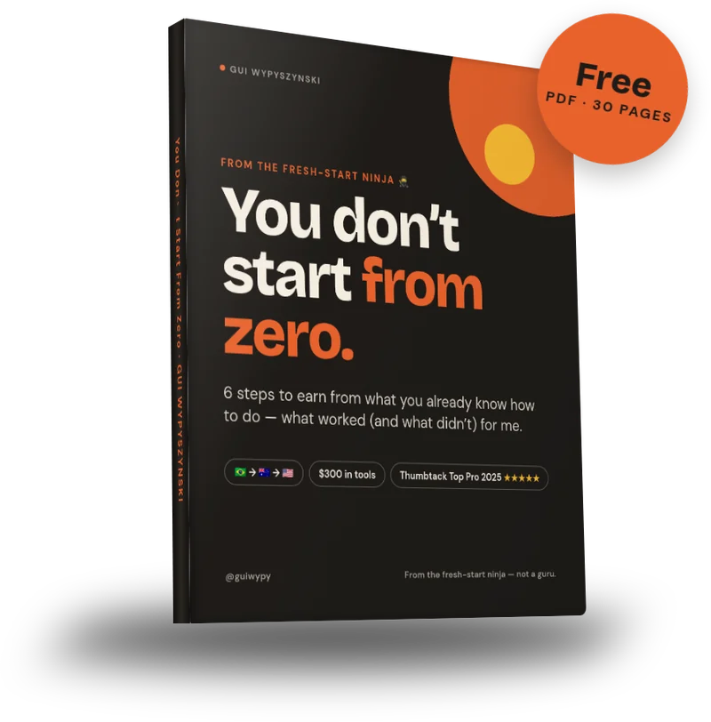 Cover of the e-book You Don’t Start From Zero